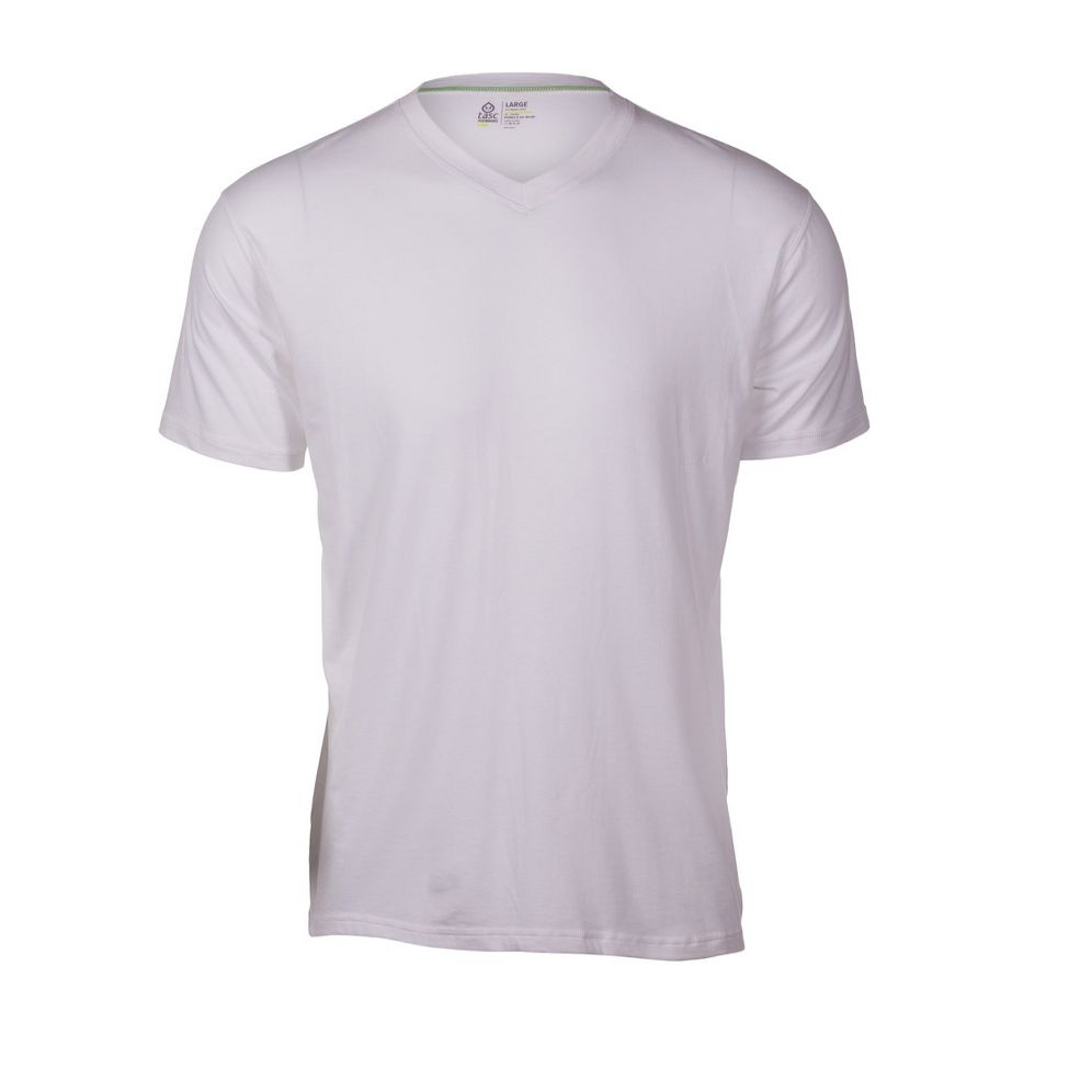 Mens Tasc Performance V-Neck Undershirt Short Sleeve Technical Tops