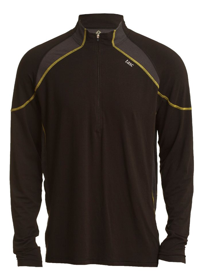 Mens Tasc Performance Accelerate Long Sleeve 1/2 Zip Zip Technical Tops