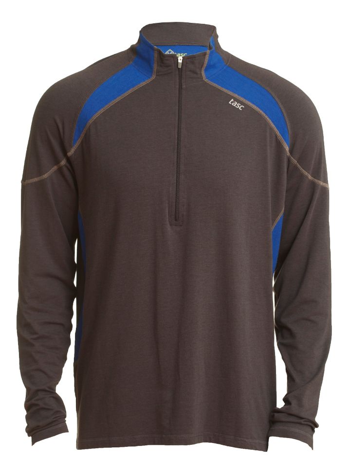 Mens Tasc Performance Accelerate Long Sleeve 1/2 Zip Zip Technical Tops