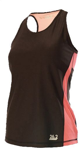 Womens 26.2 Running Performance Racerback Tank Top Sport Top Bras