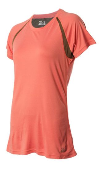 Womens 26.2 Short Sleeve Classic Running Performance Tee Technical Tops
