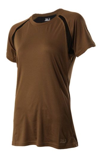 Womens 26.2 Short Sleeve Classic Running Performance Tee Technical Tops