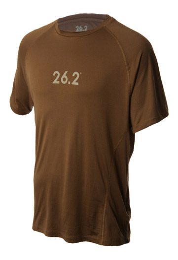 Mens 26.2 Short Sleeve Logo Running Performance Tee Technical Tops