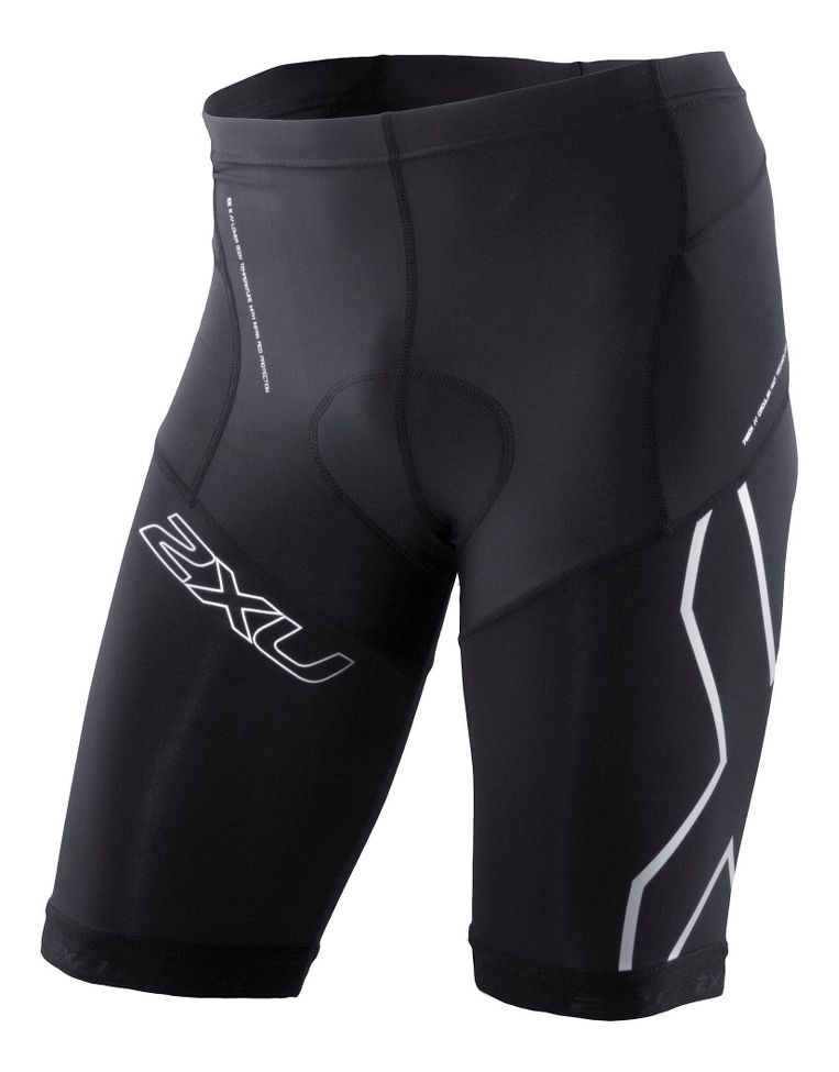 Mens 2XU Compression Tri Fitted Shorts