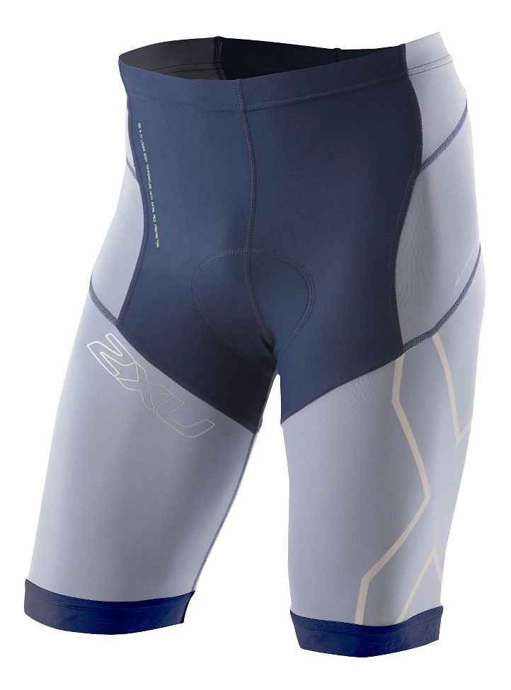Mens 2XU Compression Tri Fitted Shorts