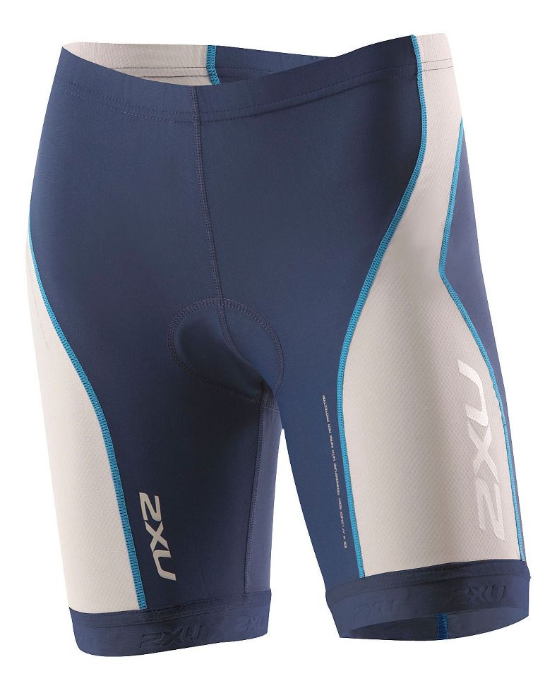 Womens 2XU Long Distance Tri Short Fitted