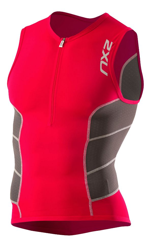 Mens 2XU Comp Tri Singlet Technical Tops