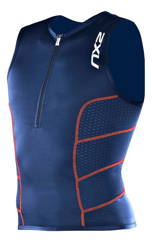 Mens 2XU Comp Tri Singlet Technical Tops