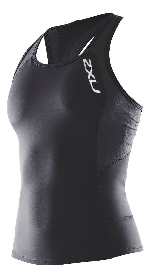 Womens 2XU Comp Tri Singlet Technical Tops