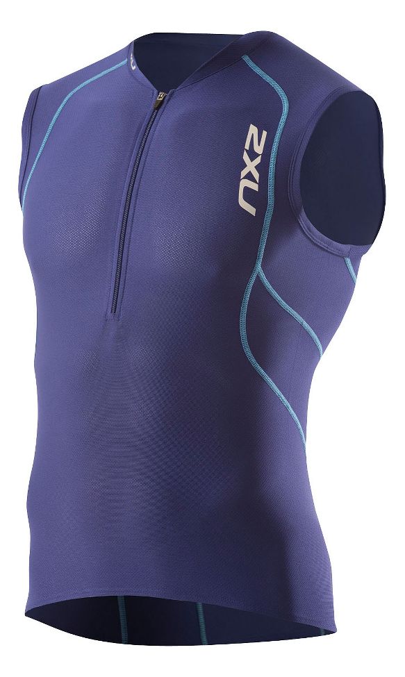 Mens 2XU Active Tri Singlet Technical Tops