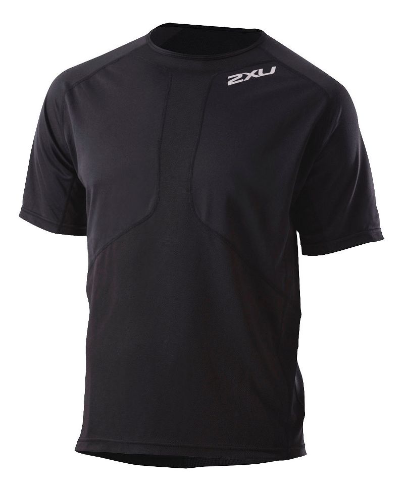 Mens 2XU Comp Short Sleeve Top Technical Tops