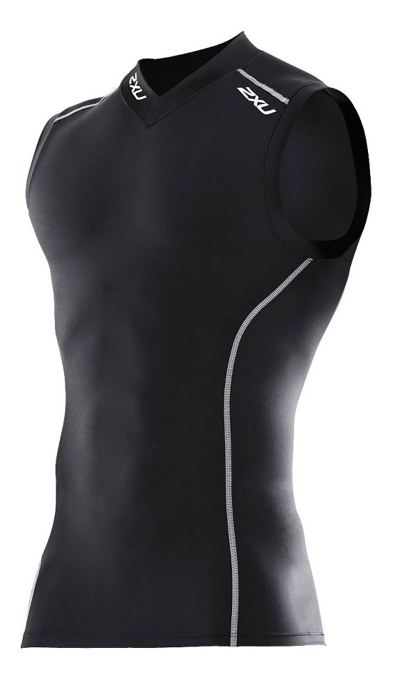 Mens 2XU Compression Sleeveless Top Technical Tops
