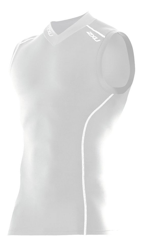 Mens 2XU Compression Sleeveless Top Technical Tops
