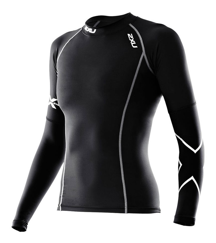 Womens 2XU Long Sleeve Thermal Compression Top Long Sleeve No Zip Technical Tops