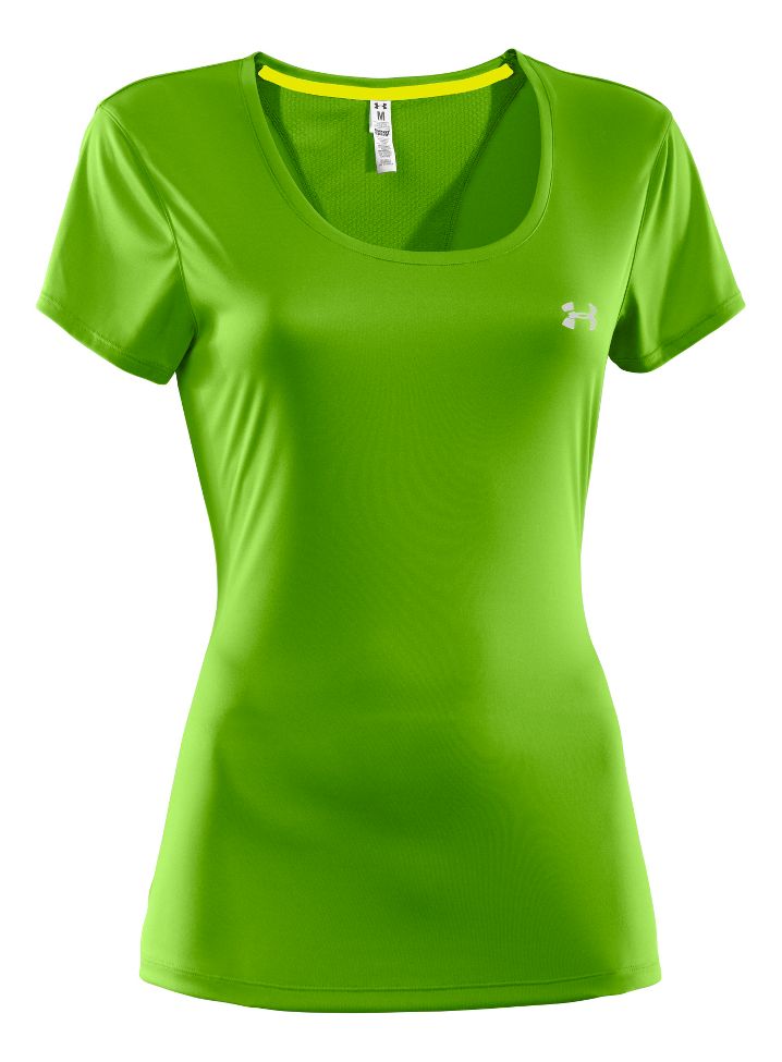 Womens Under Armour Heatgear Flyweight T Short Sleeve Technical Tops