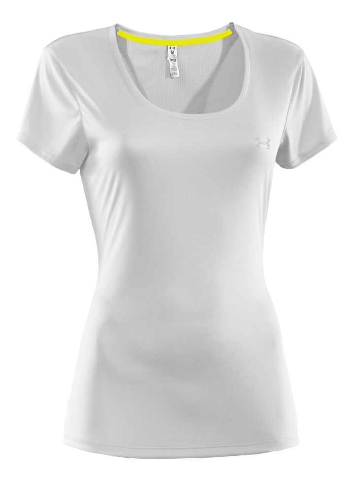 Womens Under Armour Heatgear Flyweight T Short Sleeve Technical Tops