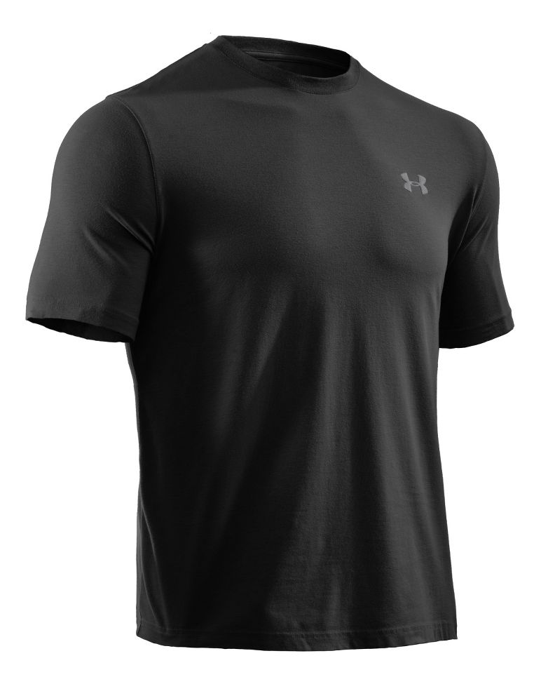 Mens Under Armour Charged Cotton Short Sleeve T  Technical Tops