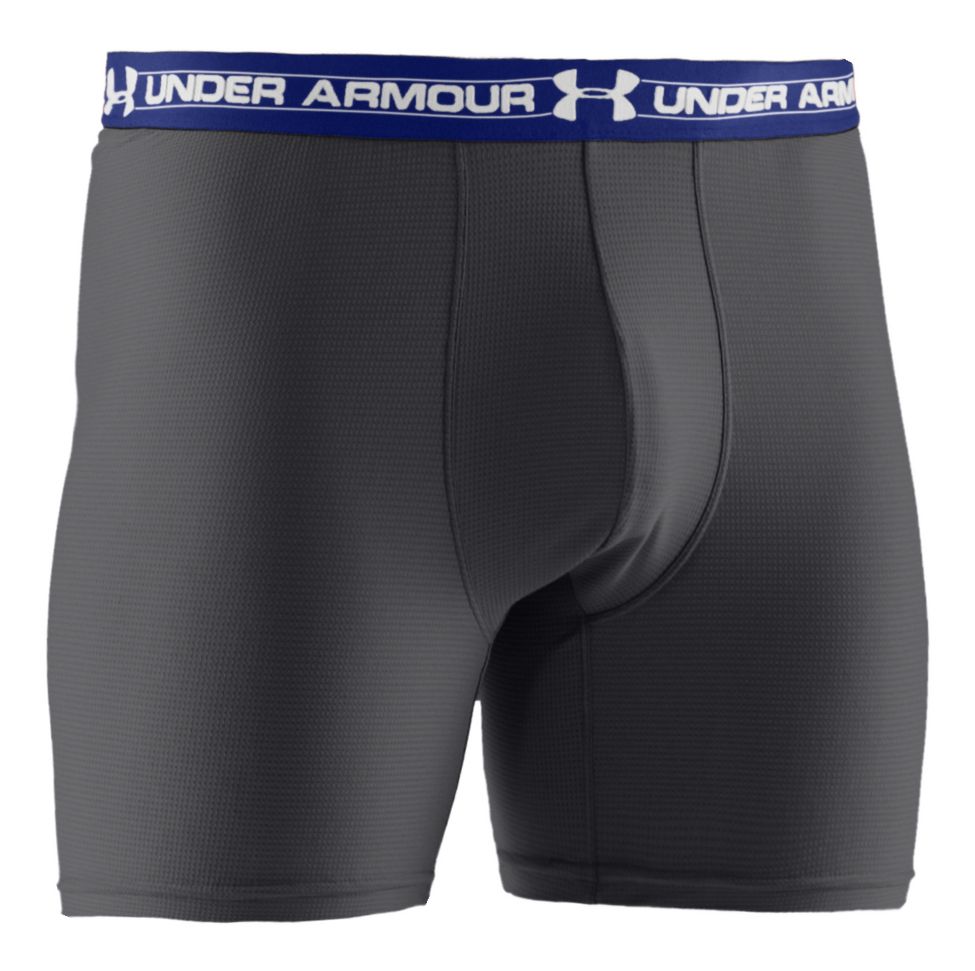 Mens Under Armour UA Mesh 6" Boxer Brief Underwear Bottoms
