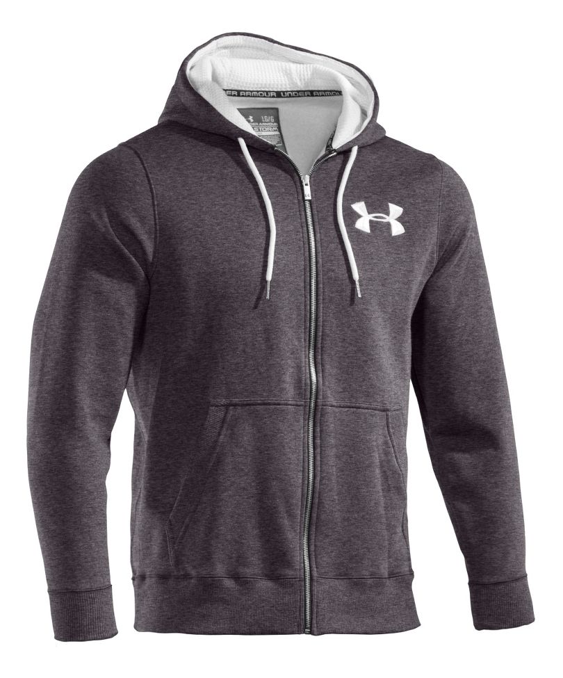 Mens Under Armour Charged Cotton Storm Fleece Full Zip Hoody Warm-Up Hooded Jackets