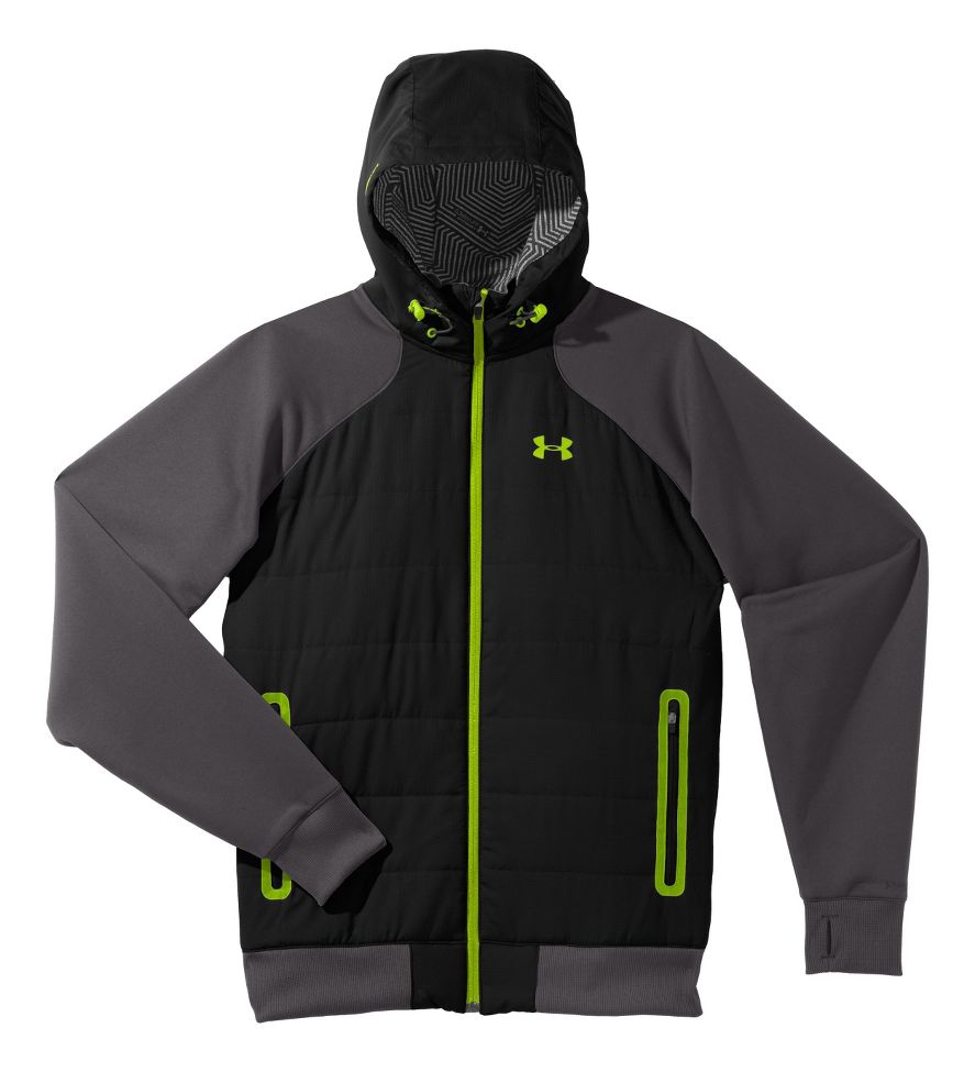 Mens Under Armour Coldgear Infrared Armour Fleece Full Zip Hoody