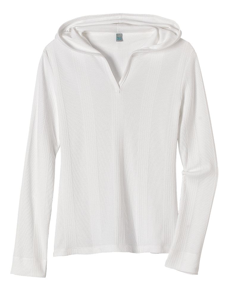 Womens Water Girl Basque Long Sleeve Hoodie Top