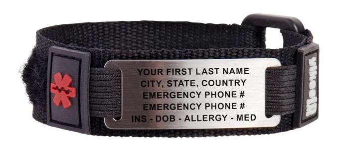 Yikes ID Wrist Tag Safety
