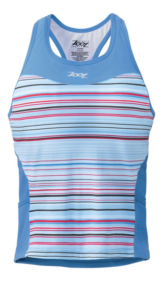 Womens Zoot RUNfit Stripe Racerback Sports Bra Top