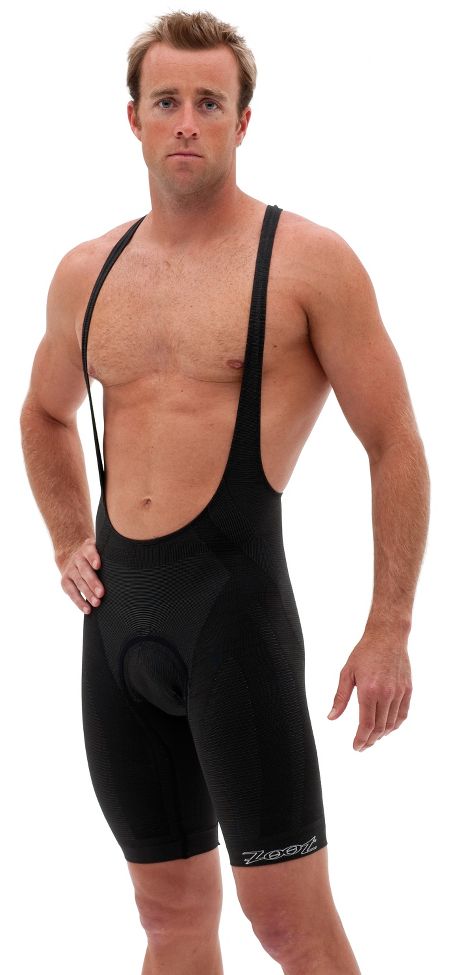Mens Zoot COMPRESSRx Ultra Cycle Bib Fitted Shorts