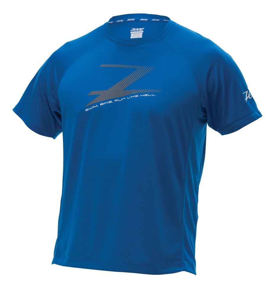 Mens Zoot Active 'Run Like Hell' Short Sleeve Technical Tops