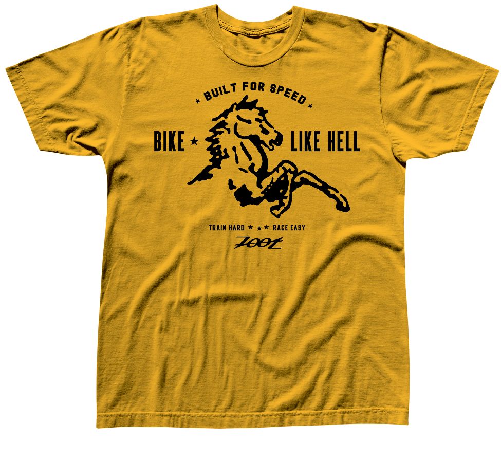 Mens Zoot Bike Like Hell Tee Short Sleeve Non-Technical Tops