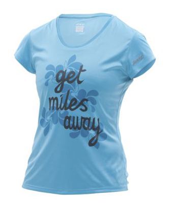 Womens Zoot Performance 'Get Miles Away' Run Tee Short Sleeve Technical Tops