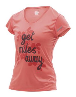 Womens Zoot Performance 'Get Miles Away' Run Tee Short Sleeve Technical Tops