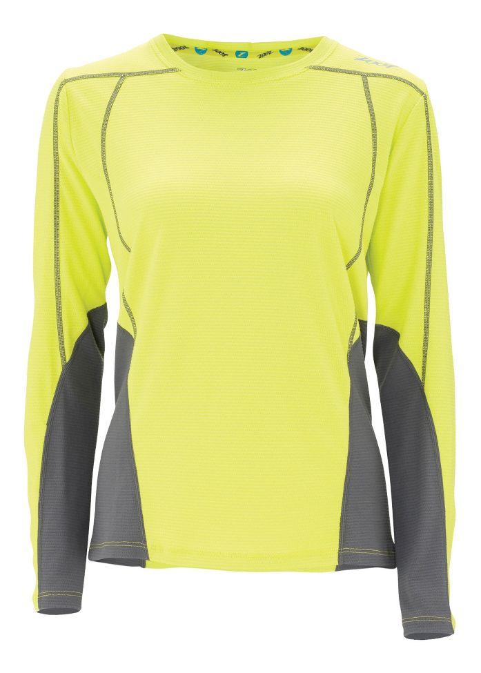 Womens Zoot Performance MICROlite Plus LS Tee Long Sleeve No Zip Technical Tops