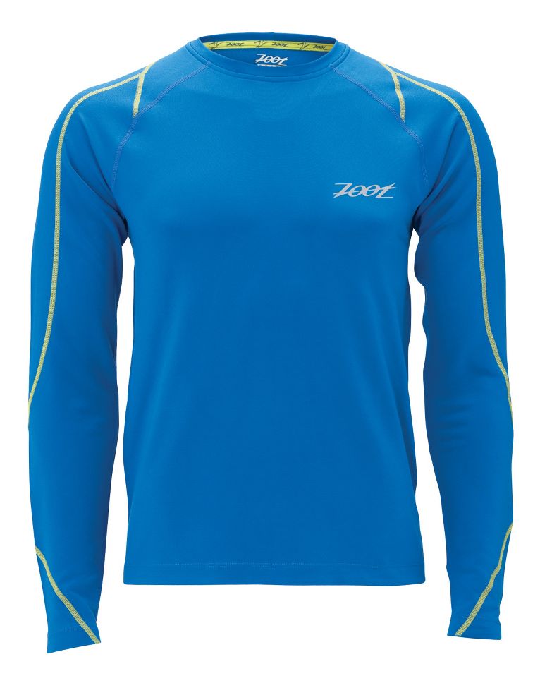 Mens Zoot Performance ThermoMegaHeat LS Top Long Sleeve No Zip Technical Tops