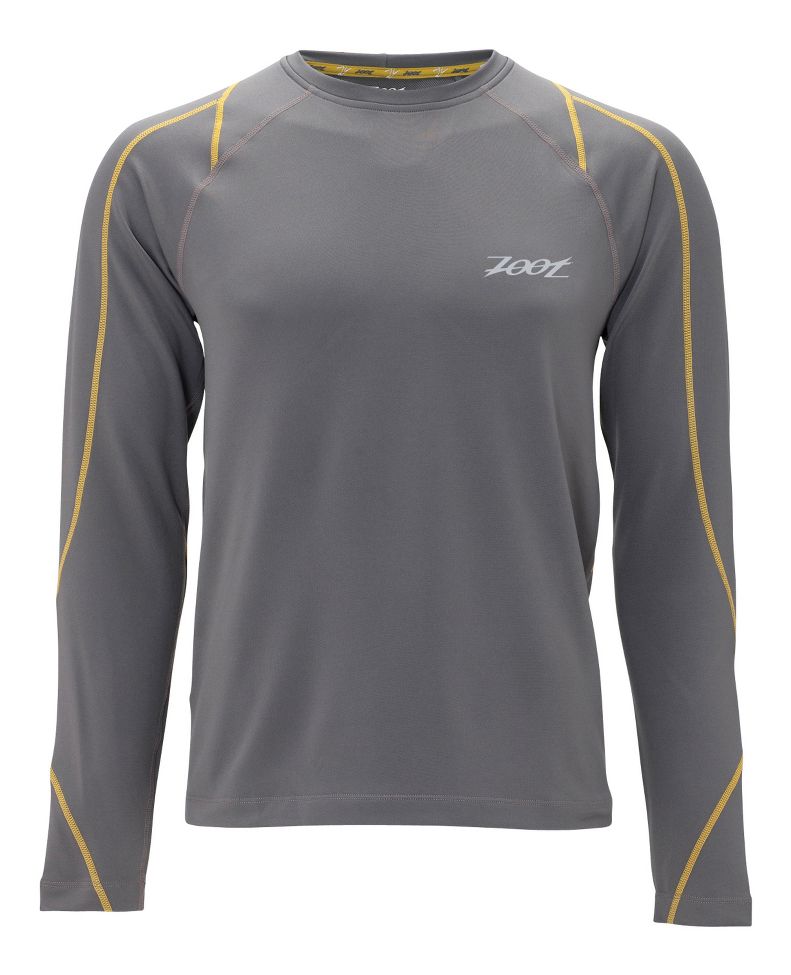 Mens Zoot Performance ThermoMegaHeat LS Top Long Sleeve No Zip Technical Tops