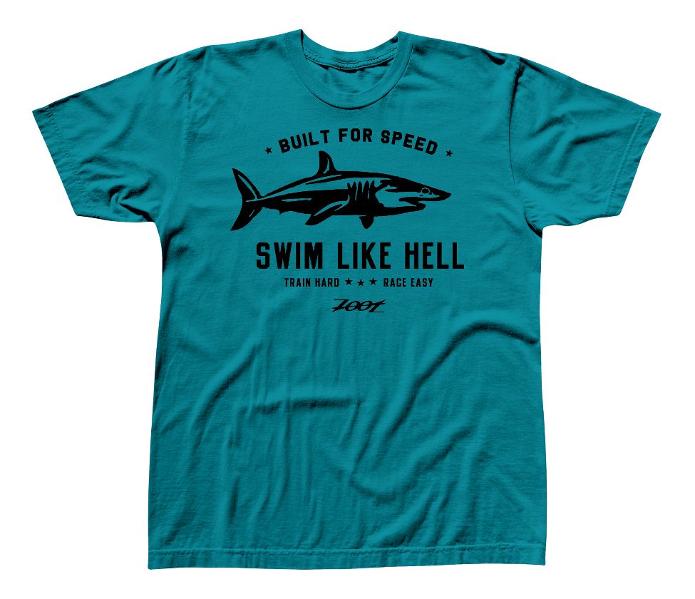 Mens Zoot Swim Like Hell Tee Short Sleeve Non-Technical Tops