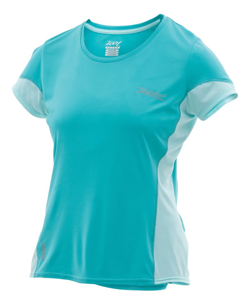 Womens Zoot Ultra ICE Run Tee Short Sleeve Technical Tops