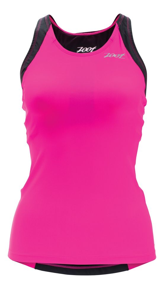 Womens Zoot Performance Tri Racerback Tanks Technical Tops