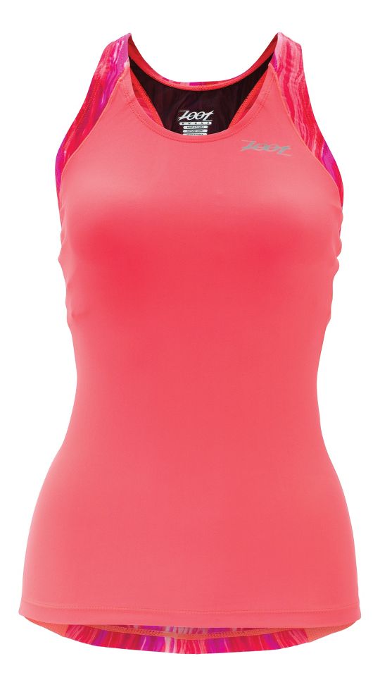 Womens Zoot Performance Tri Racerback Tanks Technical Tops