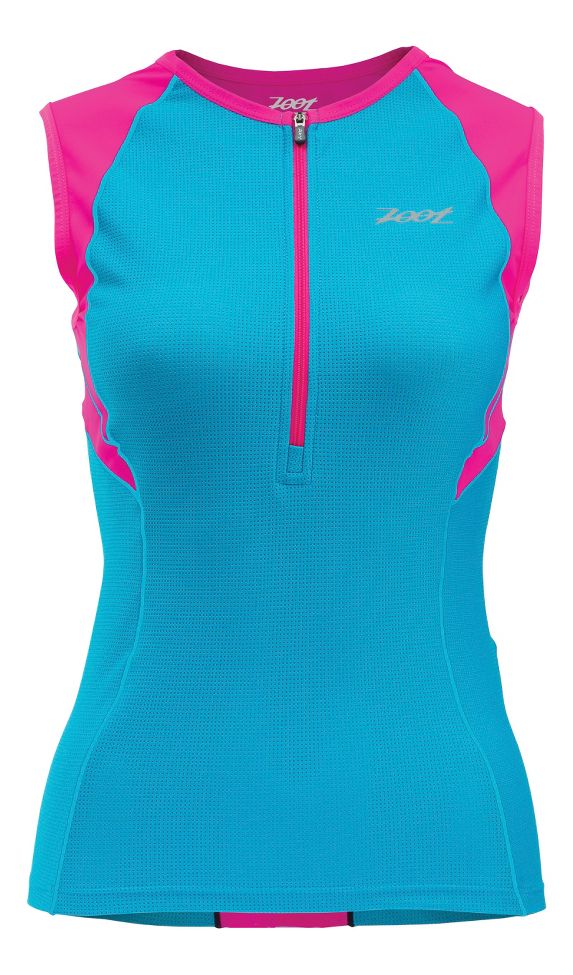 Womens Zoot Active Tri Mesh Tank Technical Tops