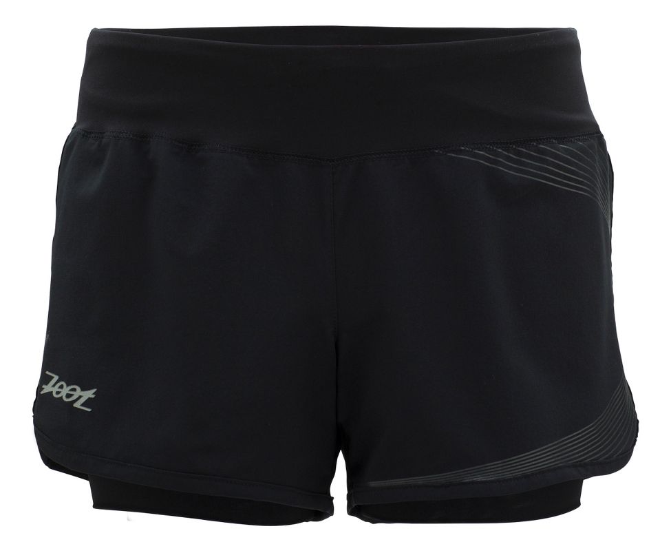 Womens Zoot Ultra Run BIOwrap 3 Inch 2-in-1 Shorts