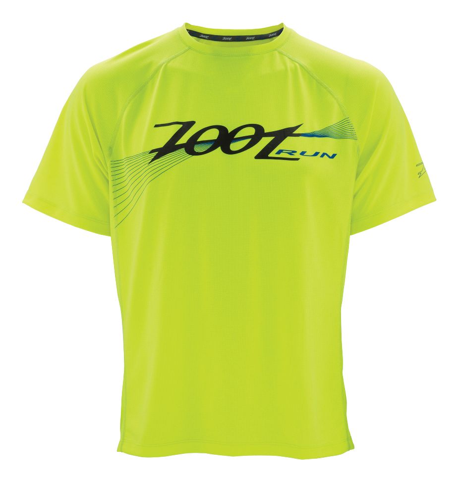 Mens Zoot Active Run Screenprint Tee Short Sleeve Technical Tops