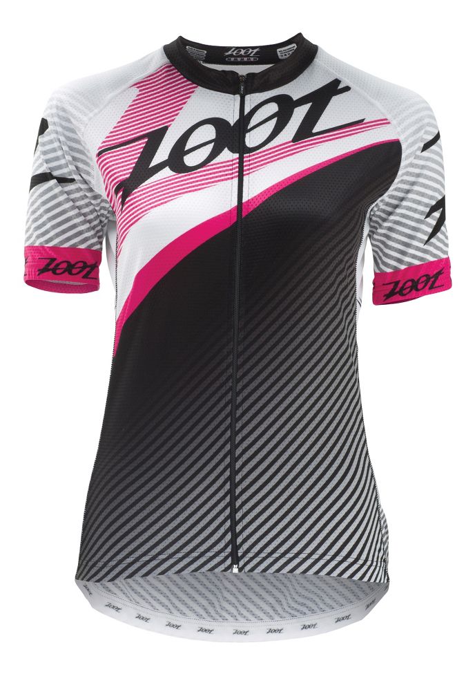 Womens Zoot Ultra Cycle Team Jersey Short Sleeve Technical Tops