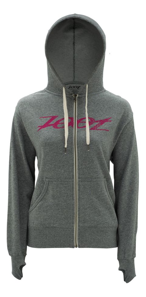 Womens Zoot Logo Zip Hoodie Warm-Up Hooded Jackets