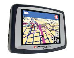 Lowrance IWAY 250C Portable GPS Car Navigator With MP3 Player