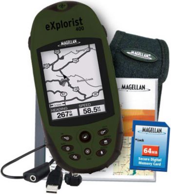 Magellan eXplorist 400 Wilderness Bundle eXplorist 400, MapSend