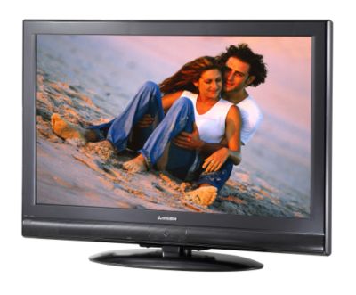 Mitsubishi LT46231 46 1080p LCD Flat Panel HDTV With TV Guide On