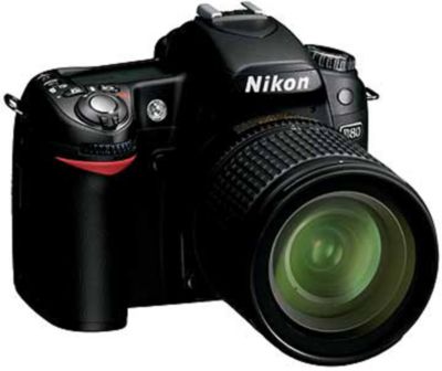 Nikon D80 W 18135MM 10.2 Megapixel Digital SLR Camera