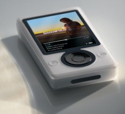 Microsoft ZUNE WHITE Zune 30 GB MP3 Player With Wifi
