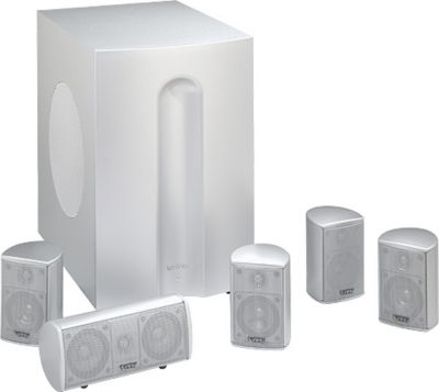 Six-Piece, 5.1-Channel Speaker Package, Platinum Finish